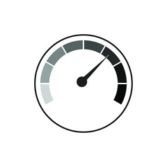 Speedometer vector icon on a white background. EPS10,
vector illustration