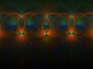 Imaginatory fractal background Image
