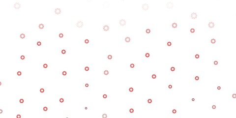Fototapeta na wymiar Light red vector template with circles.