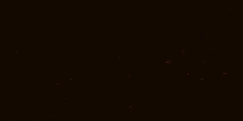 Light Orange vector texture with women's rights symbols.