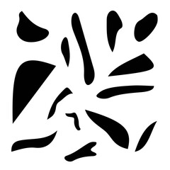  Vector set of abstract spots and shapes