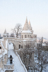 budapest city at winter