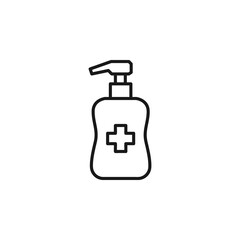 Hand sanitizer icon vector illustration