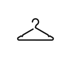 Hanger icon flat vector illustration