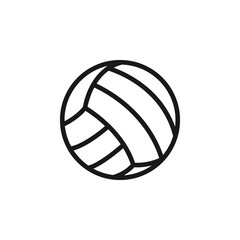 Volleyball icon flat vector illustration