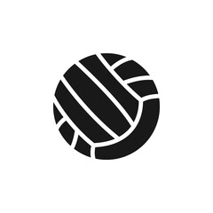 Volleyball icon flat vector illustration