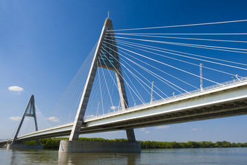 The Megyeri bridge, Hungary's newest and largest bridge