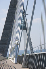 Fototapeta na wymiar The Megyeri bridge in Budapestz