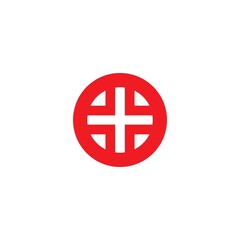 Obraz premium medical cross logo