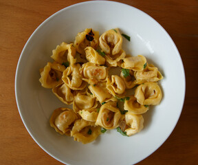 Italian pasta food tortellini