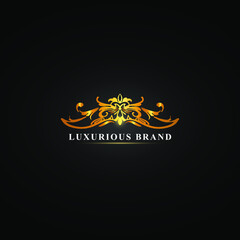 Luxury-Gold Crown Logo for company and business