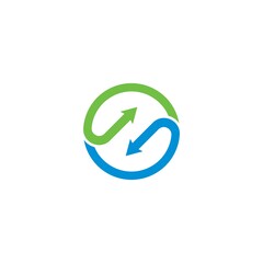 Arrows vector illustration icon Logo Template