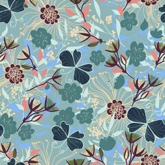 Floral seamles pattern. - 363384664