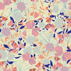 Floral seamles pattern. - 363384858