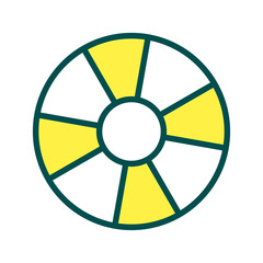 lifebuoy icon. sign design. EPS 10