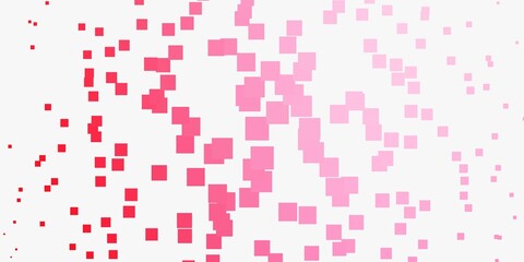 Light Red vector backdrop with rectangles. Colorful illustration with gradient rectangles and squares. Template for cellphones.