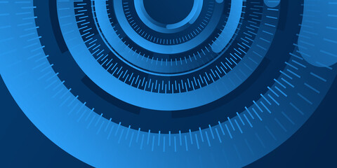 Abstract blue background with geometric background with blue polygons vector