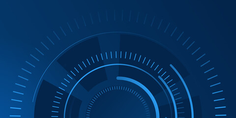 Blue abstract geometric scratches background circle