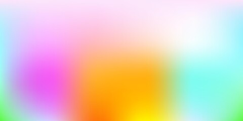 Obraz premium Light Multicolor vector blurred background.
