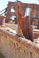 Maheno Shipwreck on Fraser Island, Queensland, Australia