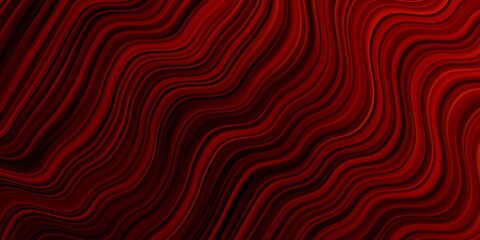 Fototapeta premium Dark Red vector layout with curves. Bright illustration with gradient circular arcs. Design for your business promotion.