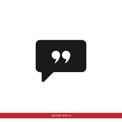 Speech bubble chat icon vector