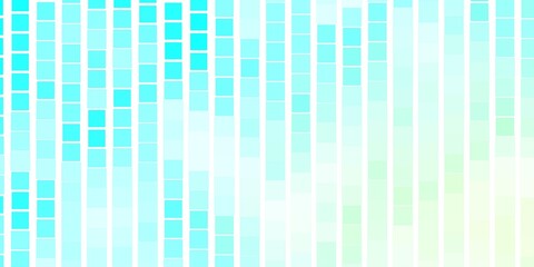 Light BLUE vector template in rectangles. Illustration with a set of gradient rectangles. Design for your business promotion.