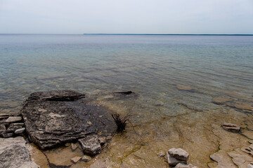 Looking Out Over the Peaceful Water