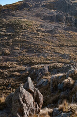 Mountain texture in the mountain range.