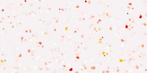 Light red vector texture with memphis shapes.