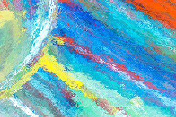 Ilustração e fundo abstrato colorido