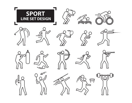 Sport collection line set design