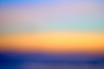Out of focus abstract background of beautiful sunset on Bali.