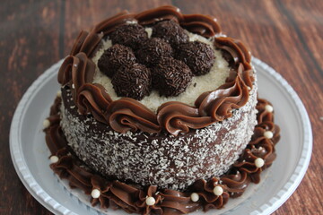 Torta de Brigadeiro de prestígio 