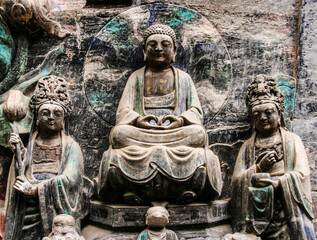 the daru rock carvings in china