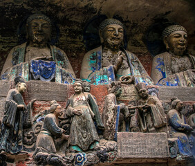 the dazu rock carvings in china