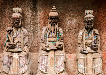 the dazu rock carvings in china