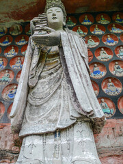 the dazu rock carvings in china