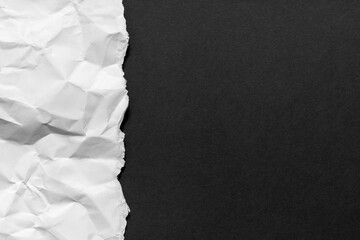 White ripped paper