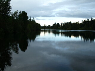 Fototapeta na wymiar Lake Wapatoe, Washington