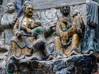 the dazu rock carvings in china