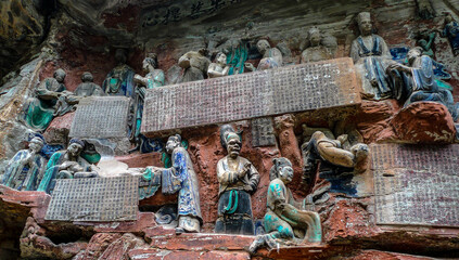 the dazu carvings in china