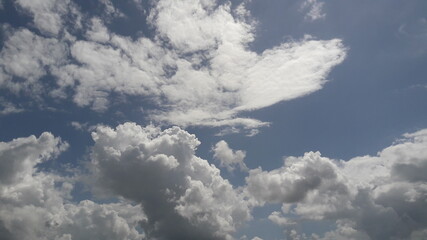 blue sky with clouds
