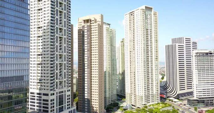 Sunny day in BGC Philippines 4k