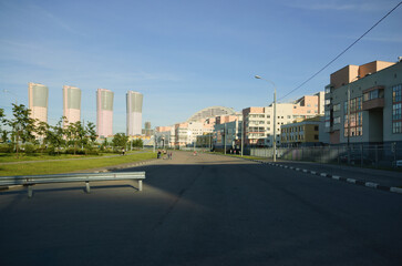 Modern residential district of Moscow