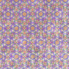Colorful Streaks Symmetry Seamless Pattern