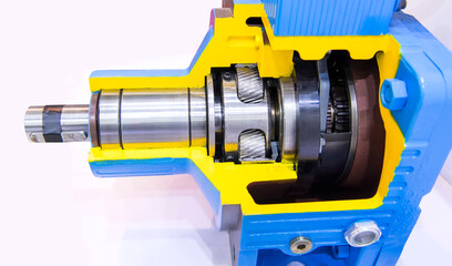 parts of the robot. Hydro-brain transmissions and gears.