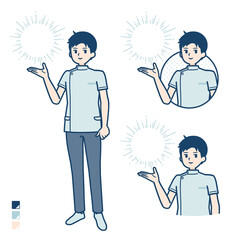 simple nurse man_Manipulating-light