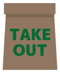 TAKEOUT　持ち帰り　袋
