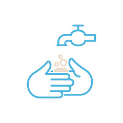 hand sanitizer bottle icon flat vector logo design trendy